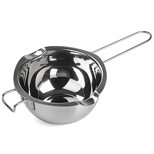 SONGZIMING Stainless Steel Double Boiler Pot for Melting Chocolate, Candy  and Candle Making (18/8 Steel, 2 Cup Capacity, 480ML)