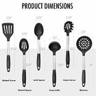 Daily Kitchen Utensil Set Silicone and Stainless Steel - Heat Resistant  Cooking Utensils for Non Stick Cookware 