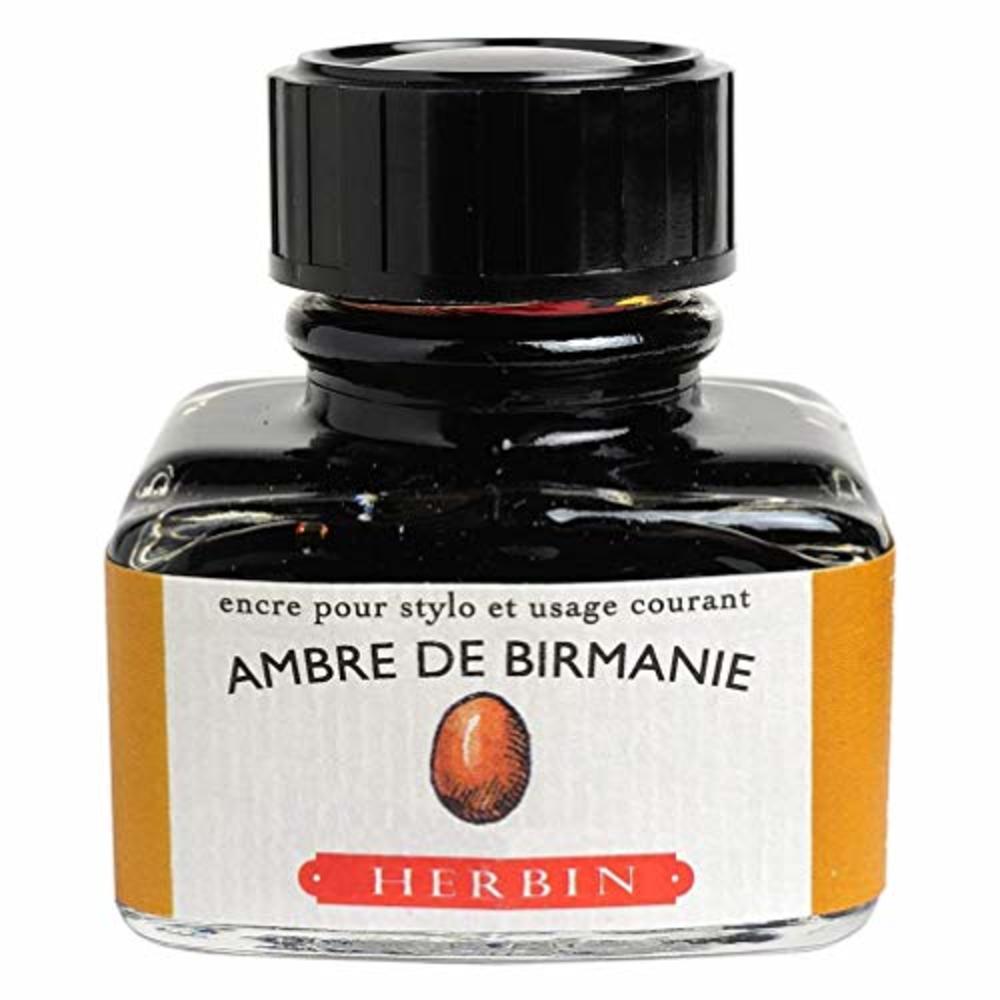 Herbin J. Herbin Fountain Pen Ink - 30 ml Bottled - Ambre de Birmanie