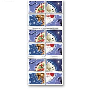 USPS Forever Stamps Christmas Carols - Book of 20 Forever Postage Stamps