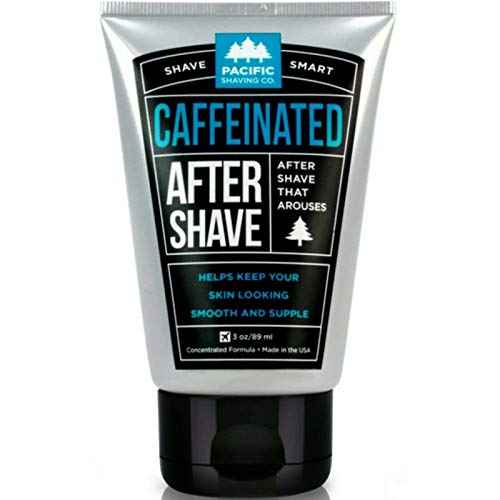 Pacific Shaving Company Caffeinated Aftershave - Helps Reduce Appearance of Redness, With Safe, Natural, and Plant-Derived Ingre