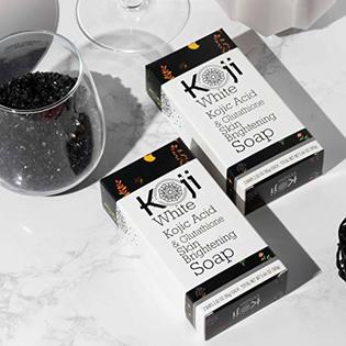 Koji White Kojic Acid & Glutathione Skin Brightening Soap (2.82 oz / 2 Bars) Hydrating Koji White Kojic Acid & Glutathione Skin Brightening Soap (2.82 oz / 2 Bars) Hydrating