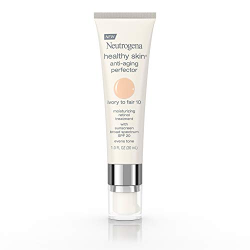 Neutrogena Healthy Skin Anti-Aging Perfector Tinted Facial Moisturizer and Retinol Treatment with Broad Spectrum SPF 20 Sunscree