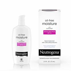 Neutrogena Oil Free Daily Long Lasting Facial Moisturizer & Neck Cream - Oil Free Moisturizer Wont Clog Pores with SPF 35 Sunscr