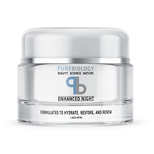 Pure Biology Night Cream Face Moisturizer with Retinol Hyaluronic Acid & Breakthrough Anti Aging Anti Wrinkle Complexes ? Face &