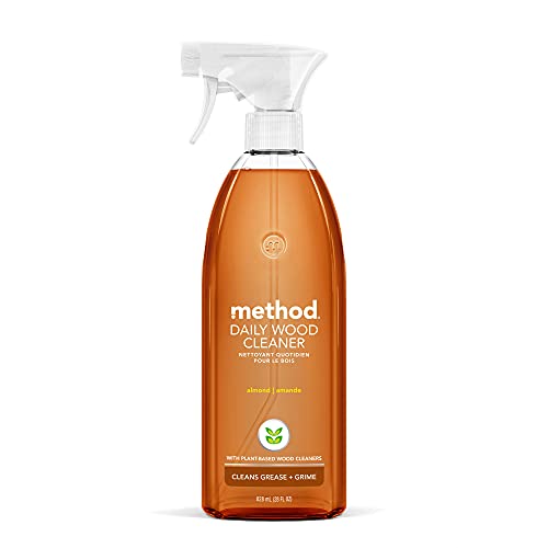 Method Products Method Daily Wood Cleaner, Almond Scent, 28 oz Spray Bottle (MTH01182)