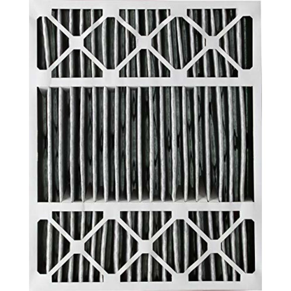 Nordic Pure 20x25x5 MERV 12 Pleated Plus Carbon Honeywell Replacement AC Furnace Air Filters 2 Pack