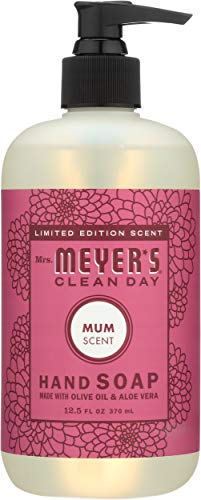 Mrs. Meyers Clean Da Mrs. Meyer's Clean Day Liquid Hand Soap Mum, 12.5 Fl Oz (Pack of 1)