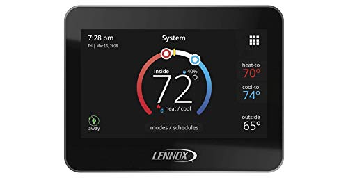 Lennox 15Z69 iComfort M30 Universal Smart Programmable Thermostat, 4.3" LCD Color Display, Geo-Fencing, Remote Access, Wi-Fi and