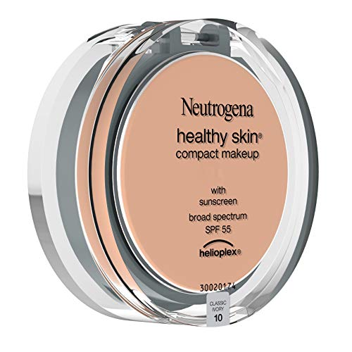 Neutrogena Healthy Skin Compact Lightweight Cream Foundation Makeup with Vitamin E Antioxidants, Non-Greasy Foundation with Broa