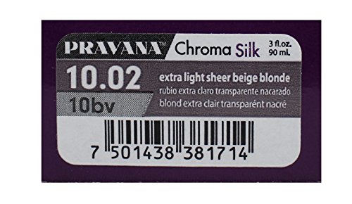 Pravana ChromaSilk Color 10 bv Ultra Sheer Beige Blonde (10.02) 3oz