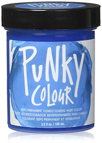Jerome Russell Punky Colour Semi Permanent Conditioning Hair Color, Lagoon Blue), 100ml