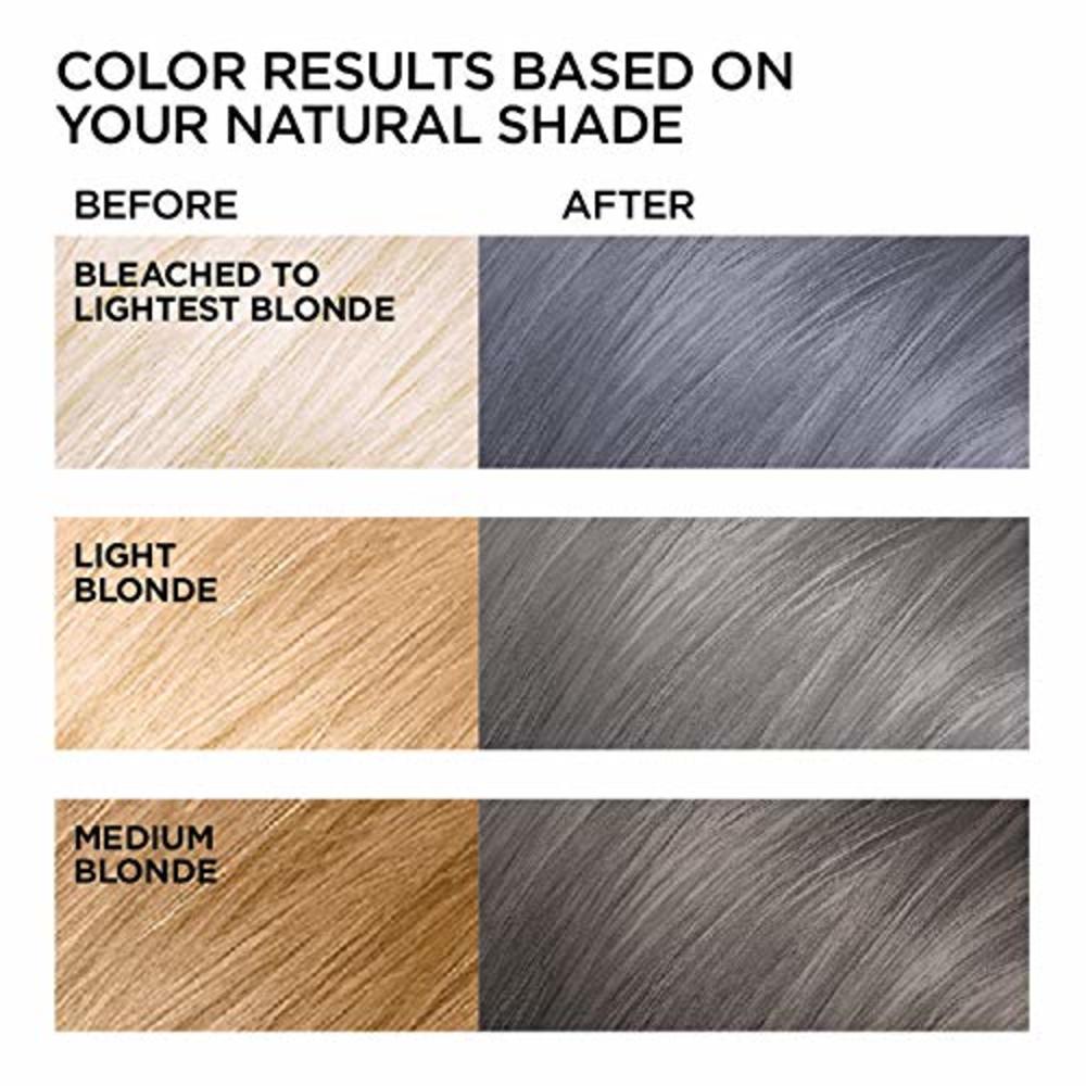 LOral Paris LOreal Paris Feria Multi-Faceted Shimmering Permanent Hair Color, Smokey Silver, Pack of 1, Hair Dye