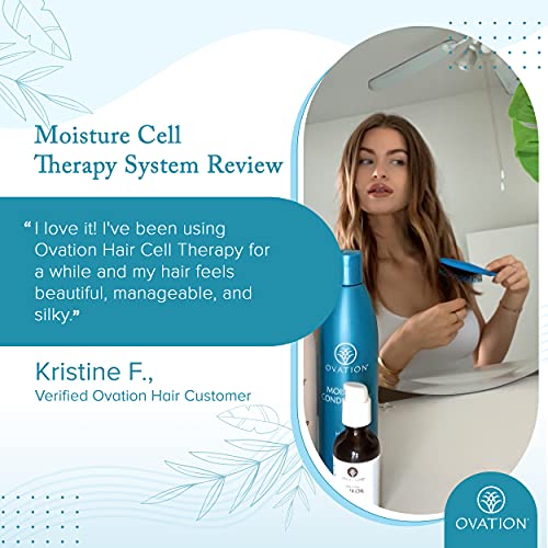 Ovation Hair Moisture Cell Therapy 6 oz System - Moisture Shampoo and  Conditioner, Cell Therapy Hair &