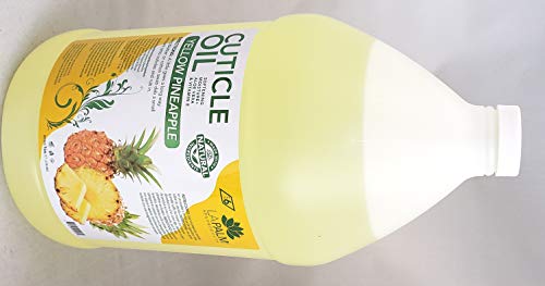 La Palm Spa Products Cuticle Oil - Pineapple Yellow - 1 Gallon - With Aloe Vera & Vitamin E