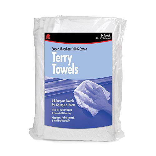 Buffalo Industries (60221) Terry Towels - Bag of 24