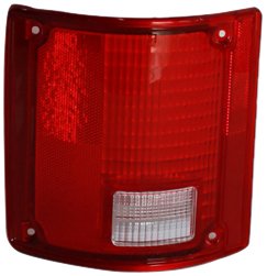TYC 11-1283-02 Chevrolet/GMC Driver Side Replacement Tail Light Assembly Lens - Driver Side