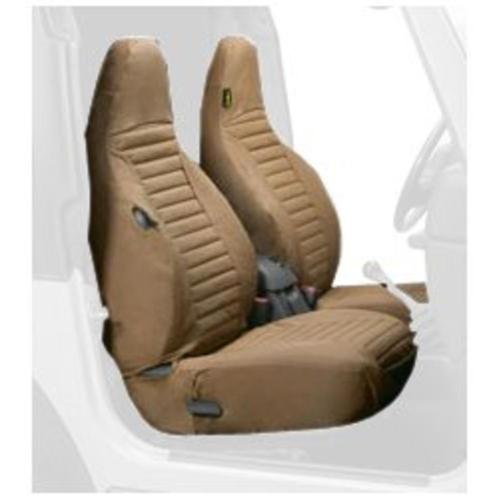 Bestop 2922637 Spice Seat Covers for Front High-Back Seats - Jeep 1997-2002 Wrangler; Sold as Pair; Fit Factory Seats