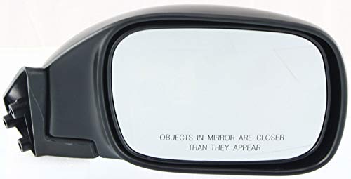 Kool-Vue Kool Vue Mirror Compatible with 1997-2001 Jeep Cherokee Manual Manual Folding Textured Black Passenger Side