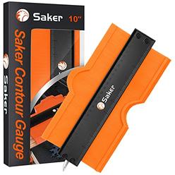 Saker Contour Gauge (10 Inch Lock) Profile Tool- Adjustable Lock-Precisely Copy Irregular Shape Duplicator -Irregular Welding Wo