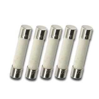 QUARKZMAN Lot De 6 Fusibles Céramique Rapides 12A 250V 5x20mm – Protection Sûre Et Fiable Pour Appareils Électriques