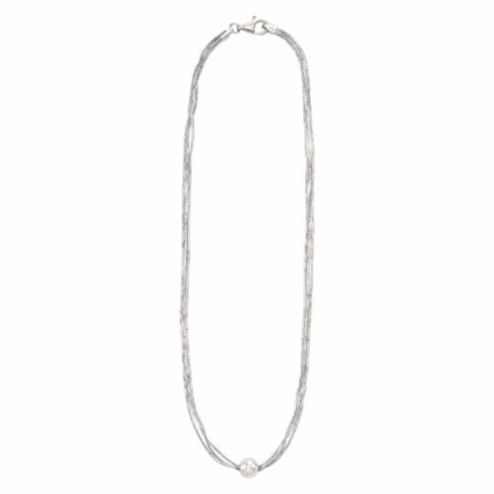 Silpada Thoreau Multi-Strand Bead Necklace in Sterling Silver, 16