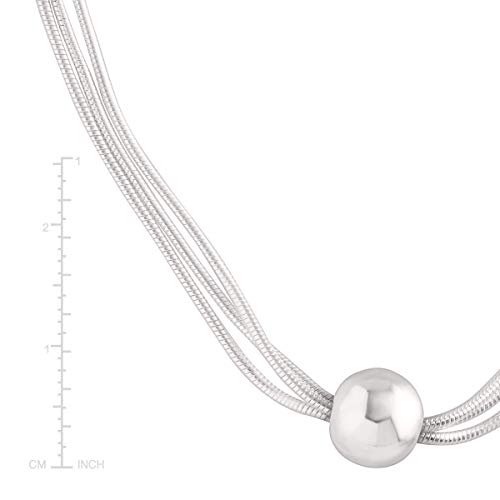 Silpada Thoreau Multi-Strand Bead Necklace in Sterling Silver, 16