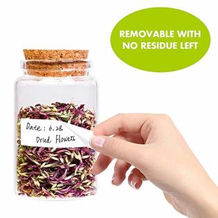 Hebayy 1000 Blank Removable Freezer Labels Water Oil ...