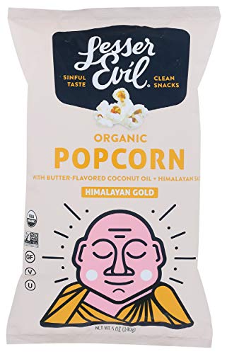 LesserEvil, Organic Popcorn, Himalayan Gold, 5 Ounce