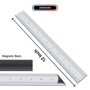 Better crafts Magnetic Ruler - Flexible Magnet Measuring Tape 12 inch Ruler