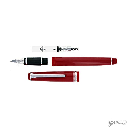 tyfoon veteraan logo Pilot Automotive PILOT Falcon Collection Fountain Pen, Red Barrel with  Rhodium Accents, Soft Extra Fine Nib,