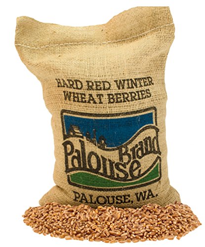 Palouse Brand Hard Red Winter Wheat Berries ・Family Farmed in Washington State ・Non-GMO Project Verified ・5 LBS ・100% Non-Irradiated ・Certifie