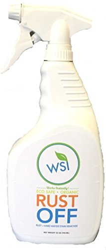 Wash Safe Industries WS-RO-32 Clear Rust Off Rust and Hard Water Stain Remover, 32 oz. Spray Bottle