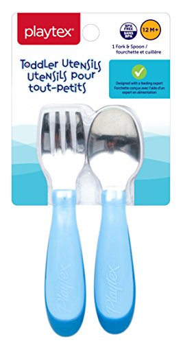 Playtex Baby Playtex 05910 Mealtime Toddler Utensil Set Assorted Colors 2 Count