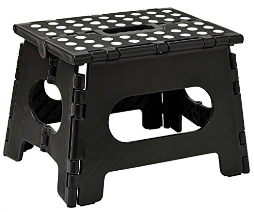 Handy Laundry Folding Step Stool - The Lightweight Step Stool is Sturdy Enough to Support Adults and Safe Enough for Kids. Opens Easy with One