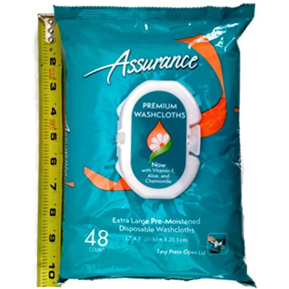 Assurance Premium Disposable Washcloths, 96 ct, 6 Pack Assurance Premium Disposable Washcloths, 96 ct, 6 Pack