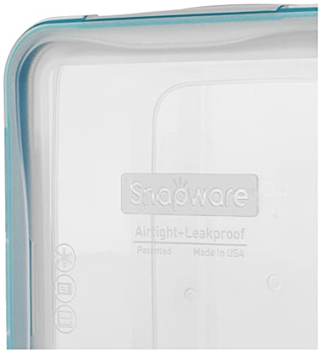 Snapware Total Solution Rectangular Plastic Food Storage Set (20-Piece, BPA Free, Meal Prep, Leak-Proof, Microwave, Freezer and 