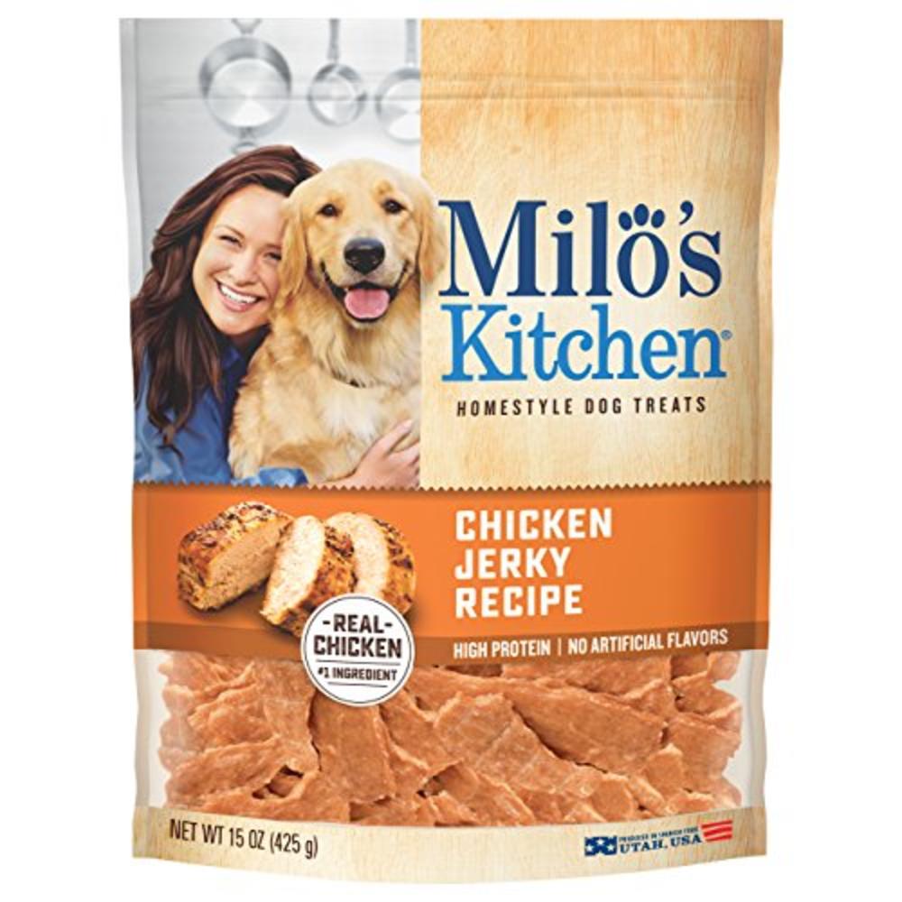 Milos Kitchen Milo's Kitchen Chicken Jerky Strips Dog Treats, 15 Oz