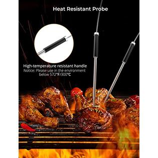 Govee Bluetooth Meat Thermometer, Smart Grill Thermometer, 196ft Remote  Monitor, Large Backlight Screen, Alarm Notification for