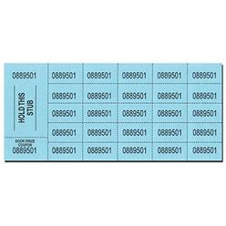 Auction Tickets - 500 Sheets - BLUE