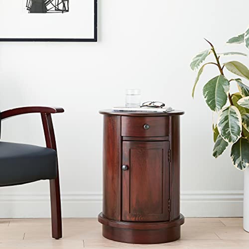 Decor Therapy Side Table, Vintage Cherry Finish