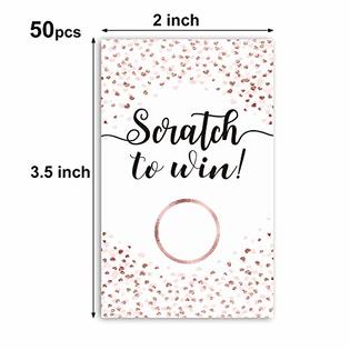 Nonebrand KORTTITALO-LPK04 50 Blank Gift Certificate Scratch ...