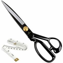 H HILITING GOBOS & P Fabric Scissors Professional 10 inch Heavy Duty Scissors for Leather Sewing shears for Tailoring Industrial Strength High Carbon