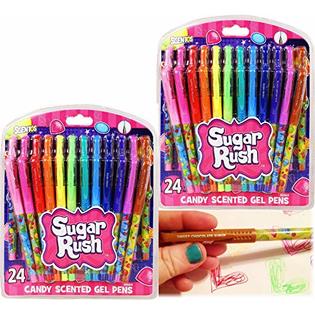 scentos 42062-2 Scentos Sugar Rush Candy Scented Gel Pens 24 Count