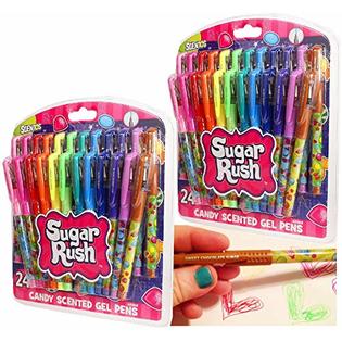 scentos 42062-2 Scentos Sugar Rush Candy Scented Gel Pens 24