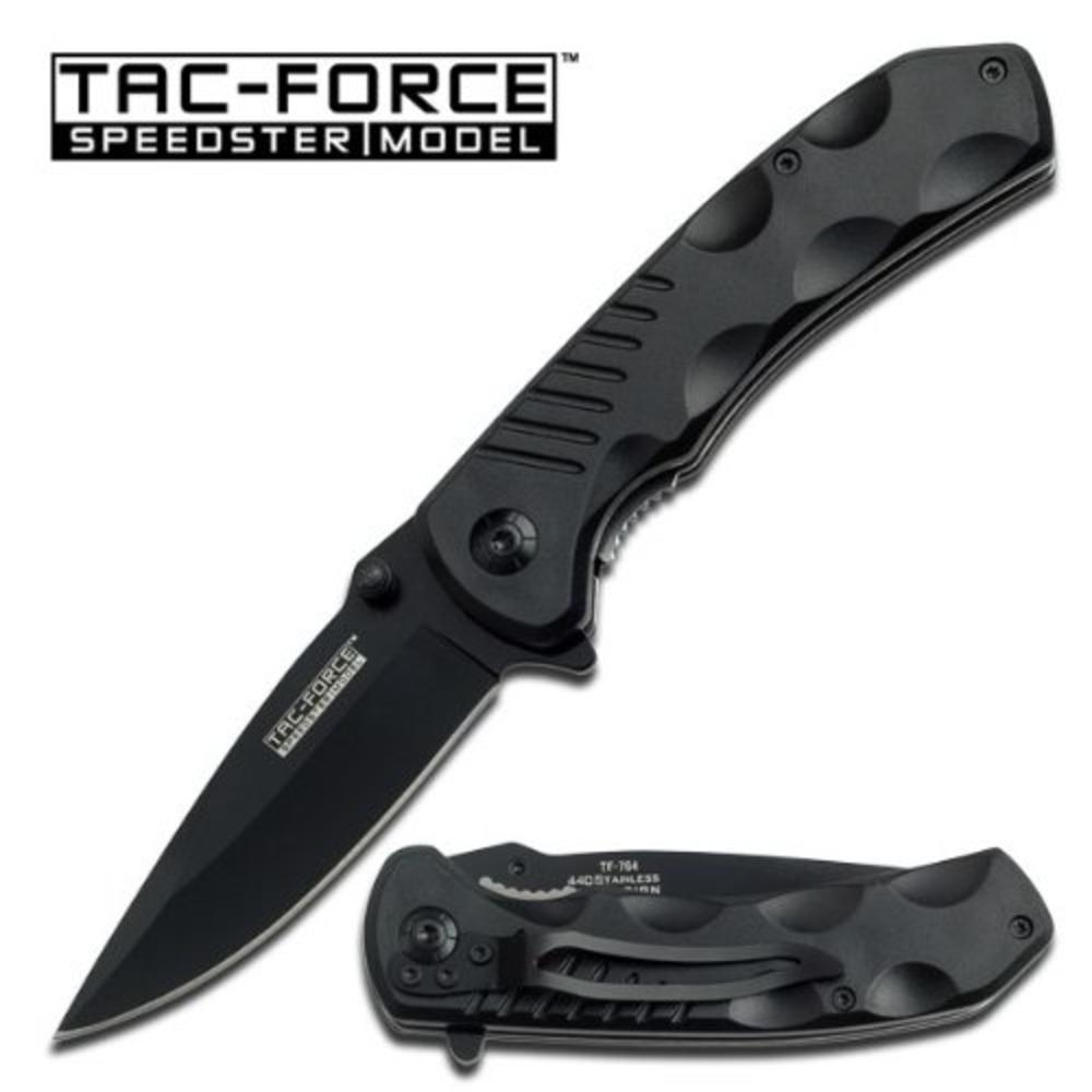 TAC Force TF-764BK-MC Tac Force TF-764BK Assisted Opening Folding Knife, 4.5" Closed,Black