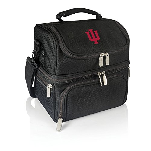 Picnic Time NCAA Indiana Hoosiers Pranzo Lunch Bag - Insulated Lunch Box with Picnic Set - Lunch Cooler Bag