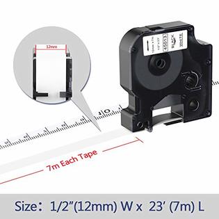 Camopro Replacement for Dymo D1 Label Tape 45013 S0720530 ...