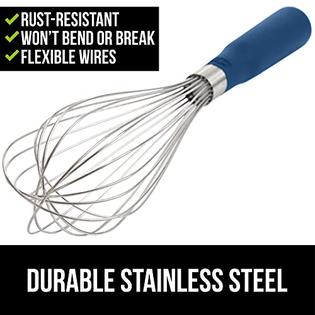 Gorilla Grip Stainless Steel Balloon Wire Whisk, Heavy Duty Metal ...