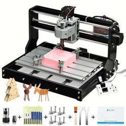 Genmitsu CNC 3018-PRO Router Kit GRBL Control 3 Axis Plastic Acrylic PCB PVC Wood Carving Milling Engraving Machine, XYZ Working